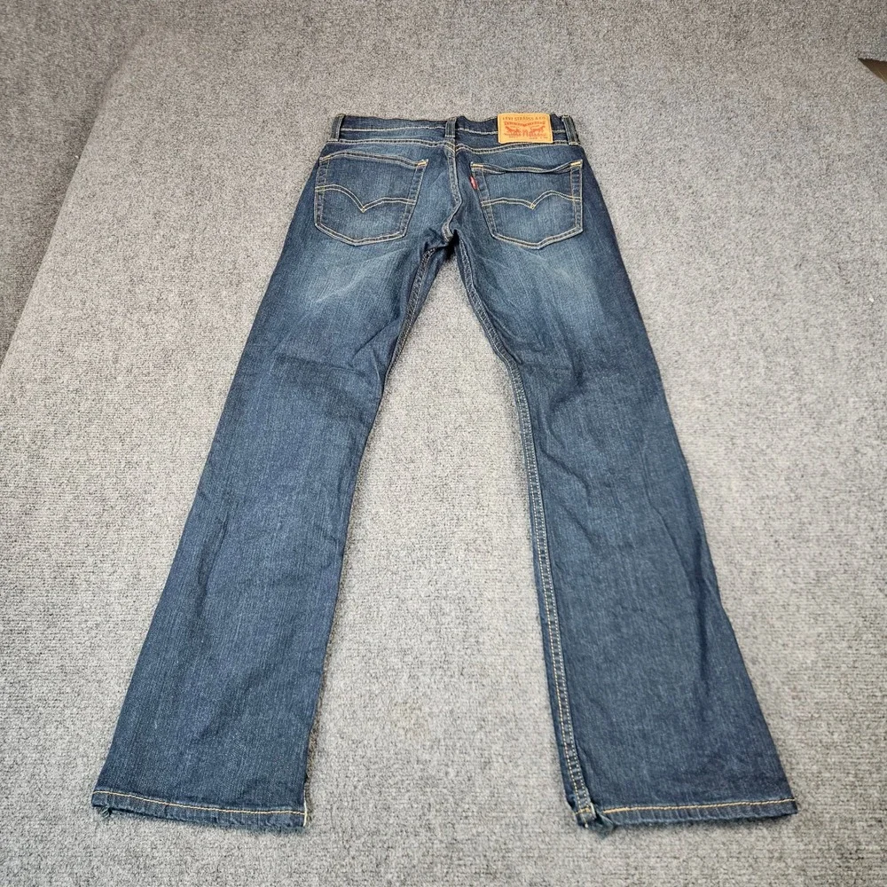 Levis 527 Slim Bootcut Jeans Mens 29x30 Dark Wash Denim 05527-0571